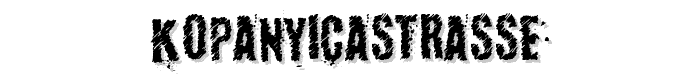 KopanyicaStrasse font