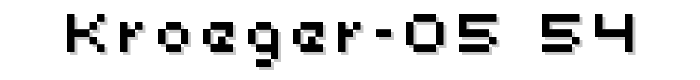 kroeger 05_54 font