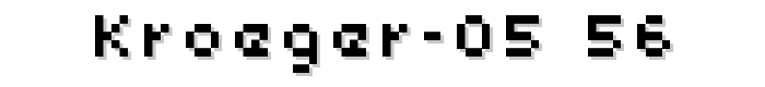 kroeger 05_56 font