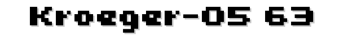 kroeger 05_63 font