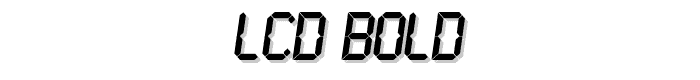 LCD%20Bold font