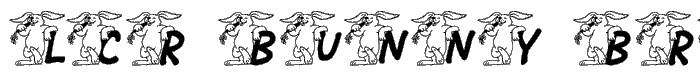 LCR%20Bunny%20Brunch font