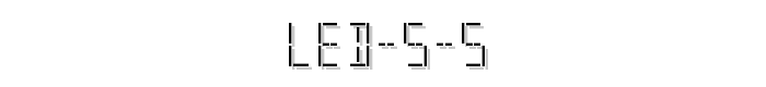 LED%20S%20S font