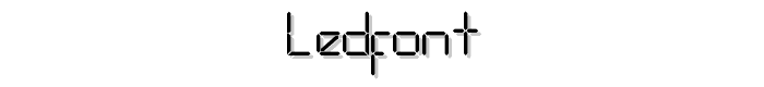 LEDFont font