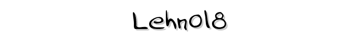 LEHN018 font