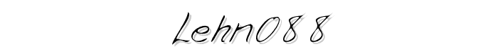 LEHN088 font