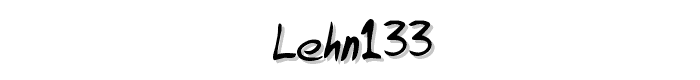 LEHN133 font