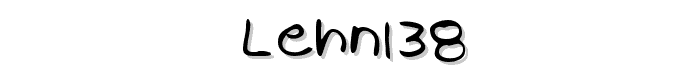 LEHN138 font