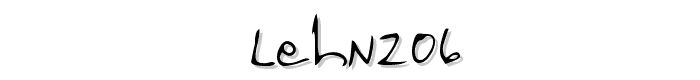 LEHN206 font