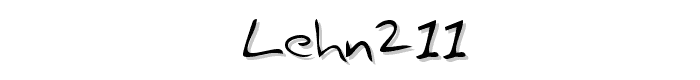 LEHN211 font