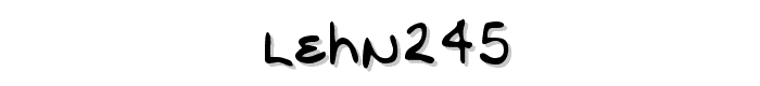 LEHN245 font