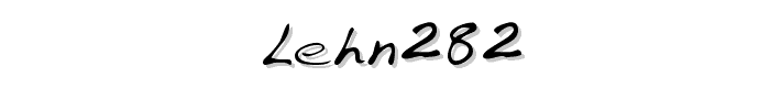 LEHN282 font