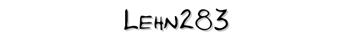 LEHN283 font