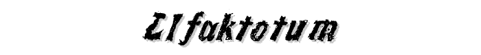 LLFaktotum font