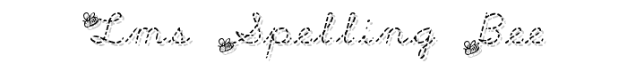 LMS%20Spelling%20Bee font
