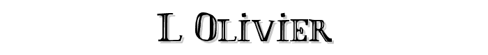 L_Olivier font