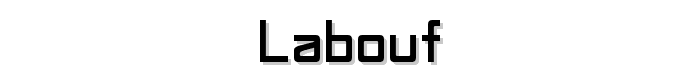 LaBouf font