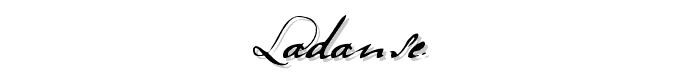 LaDanse font