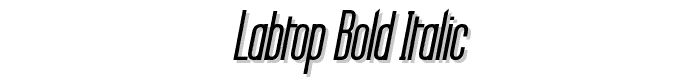 Labtop%20Bold%20Italic font