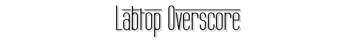 Labtop%20Overscore font