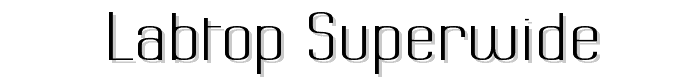 Labtop%20Superwide font