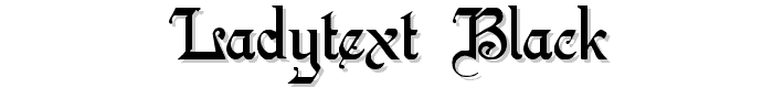 LadyText%20Black font