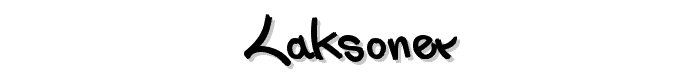 LaksOner font