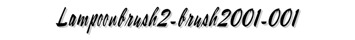 LampoonBrush2%20Brush2001%20001 font