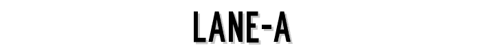 Lane A font