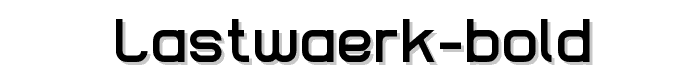 Lastwaerk%20bold font