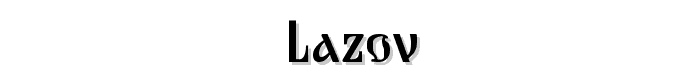 Lazov font
