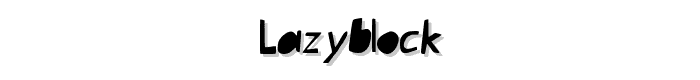 LazyBlock font