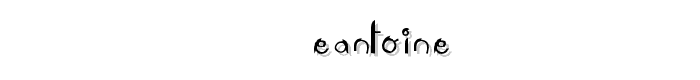 LeAntoine font