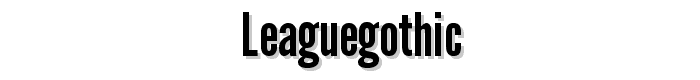 LeagueGothic font