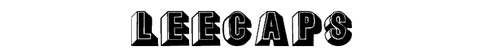 LeeCaps font