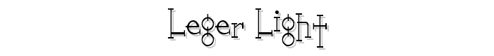 Leger%20Light font