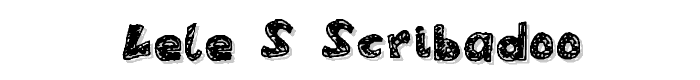 Lele_s%20scribadoo font