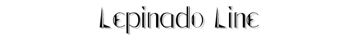 Lepinado%20Line font