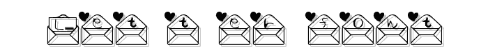 Letter Font font