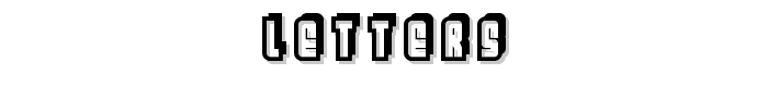 Letters font