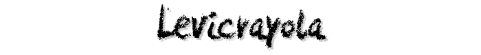LeviCrayola font