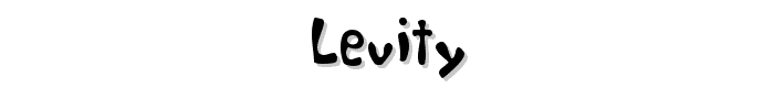 Levity font