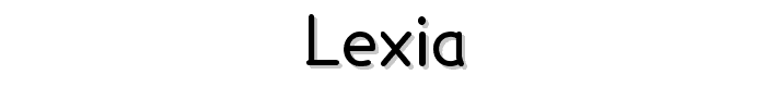 Lexia font