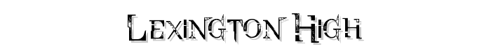 Lexington%20High font