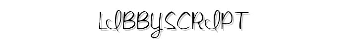 LibbyScript font