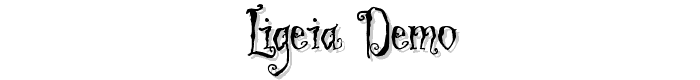 Ligeia%20Demo font