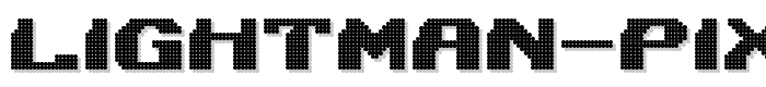 Lightman Pixel font