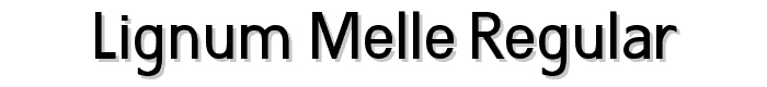 Lignum%20Melle%20Regular font