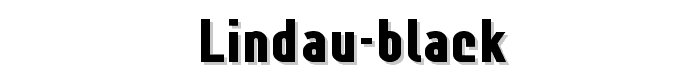 Lindau-Black font