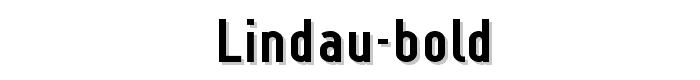 Lindau-Bold font